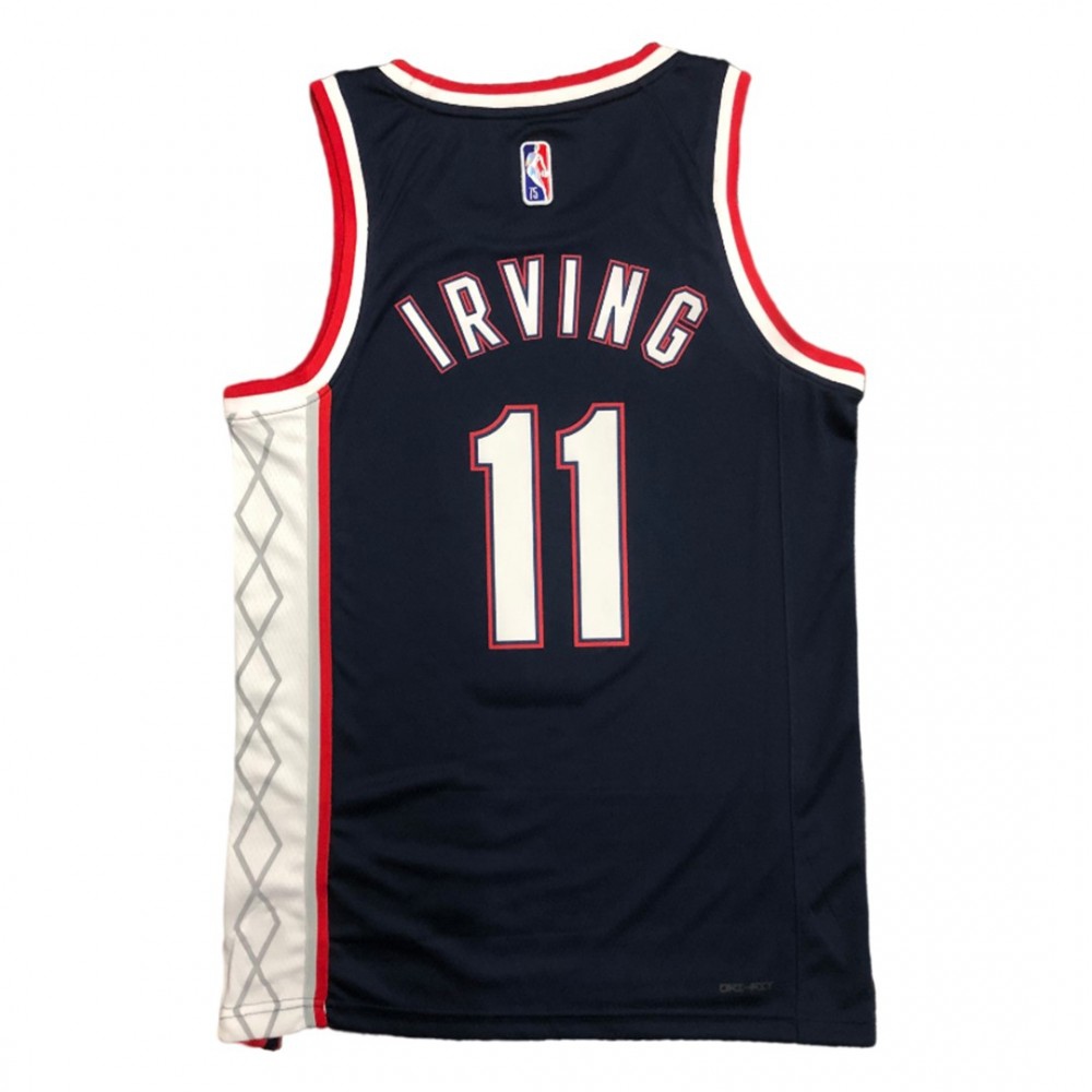 Men's Brooklyn Nets Kyrie Irving #11 Navy 2021/22 Swingman Jersey - City Edition-Pro Kit Vault | Brand New 26/27 Sports Jerseys